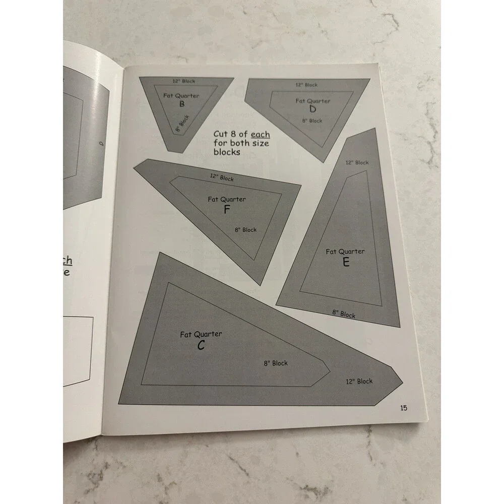 Star Savvy Laps From Fats Book 4 Ellen Replogle Quilt Pattern Lap Size Quarters